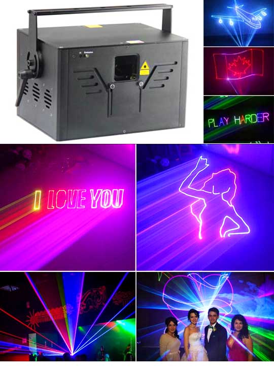 Профессиональная проекционная реклама на здании AH200RGB Pro Max